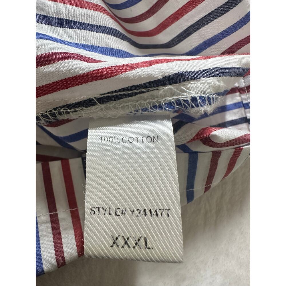 Pomander Place Finn Stripe Red White And Blue Popover Size XXXL Cotton EUC - Picture 4 of 9